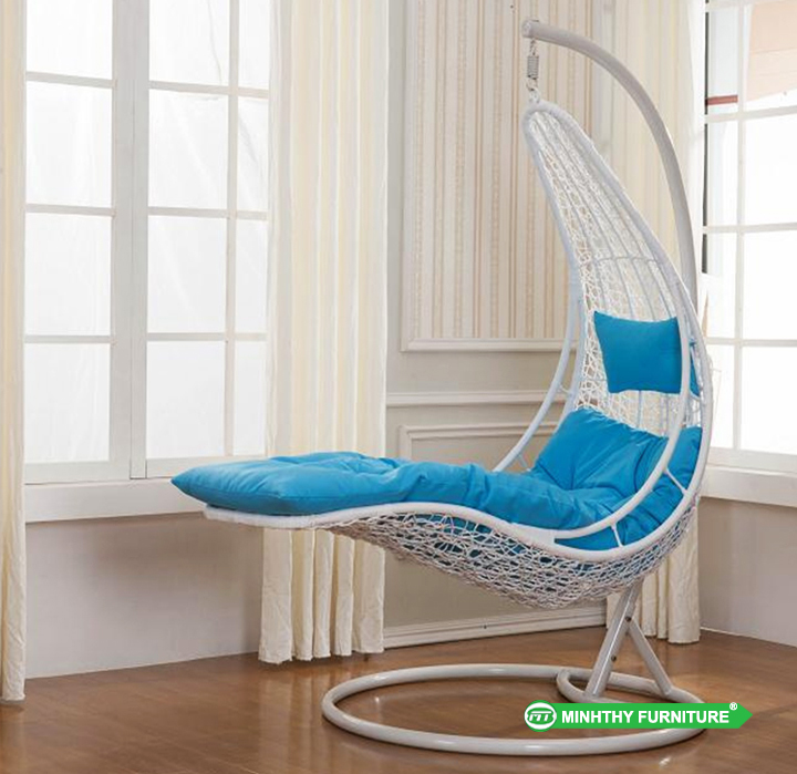 Mua ghế xích đu trứng với giá cả hợp lí và chất lượng tốt nhất 2 Ghế xích đu mây nhựa MT919