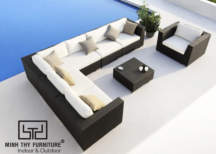 Sofa mây nhựa cao cấp MT131 của Minh Thy Furniture