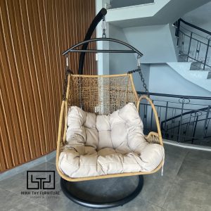 Xích đu treo nhựa giả mây MT943