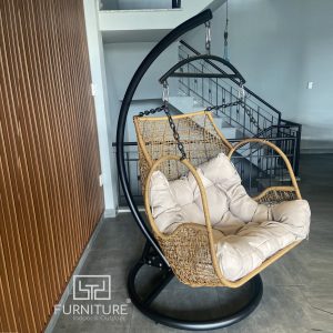 Xích đu nhựa giả mây MT943 thiết kế hiện đại