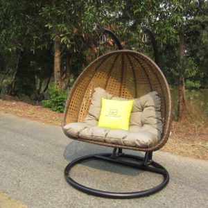 Xích đu đôi nhựa giả mây MT936