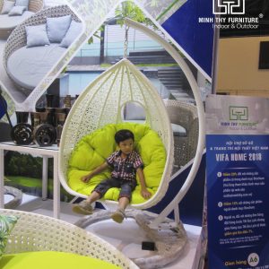 Ghế xích đu nhựa giả mây MT909