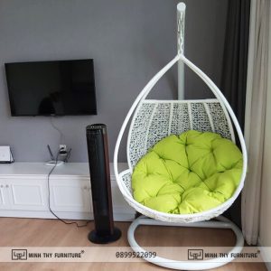 Xích đu mây nhựa MT961 đa dạng về màu sắc