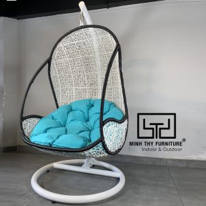 Xích đu nhựa giả mây MT978 thiết kế độc đáo