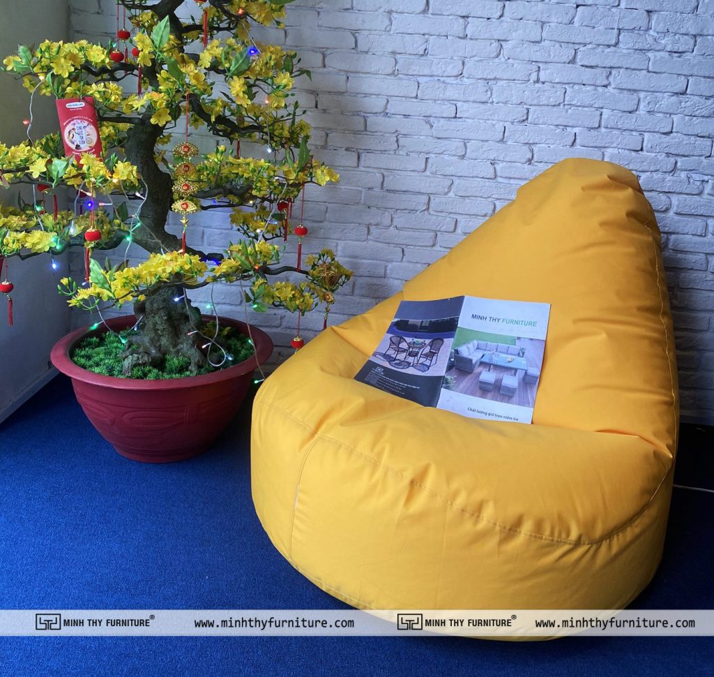 Ghế lười hạt xốp thư giãn xinh xắn